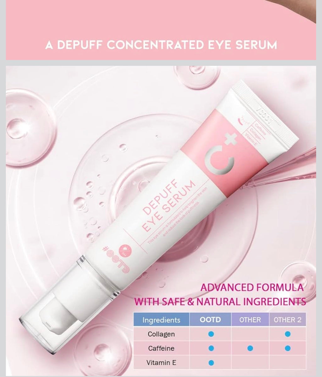OOTD Depuff Eye Serum – Caffeine + Collagen