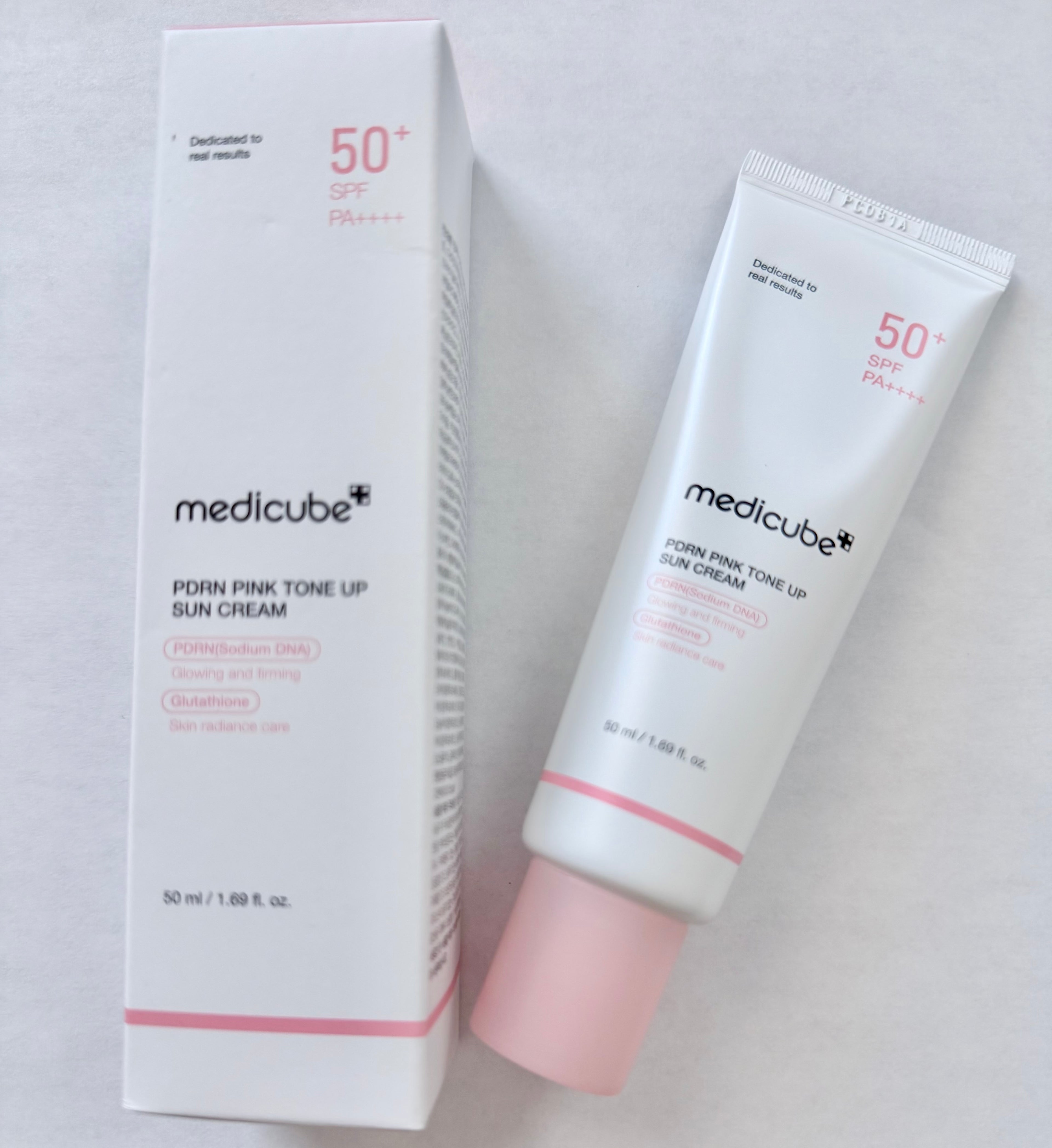 Medicube PDRN Pink Tone-Up Sunscreen SPF50+ PA++++ Sunscreen 50ml