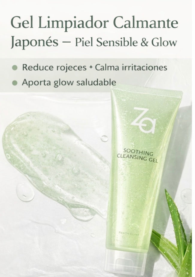 Japanese Soothing Cleansing Gel – Sensitive Skin & Glow