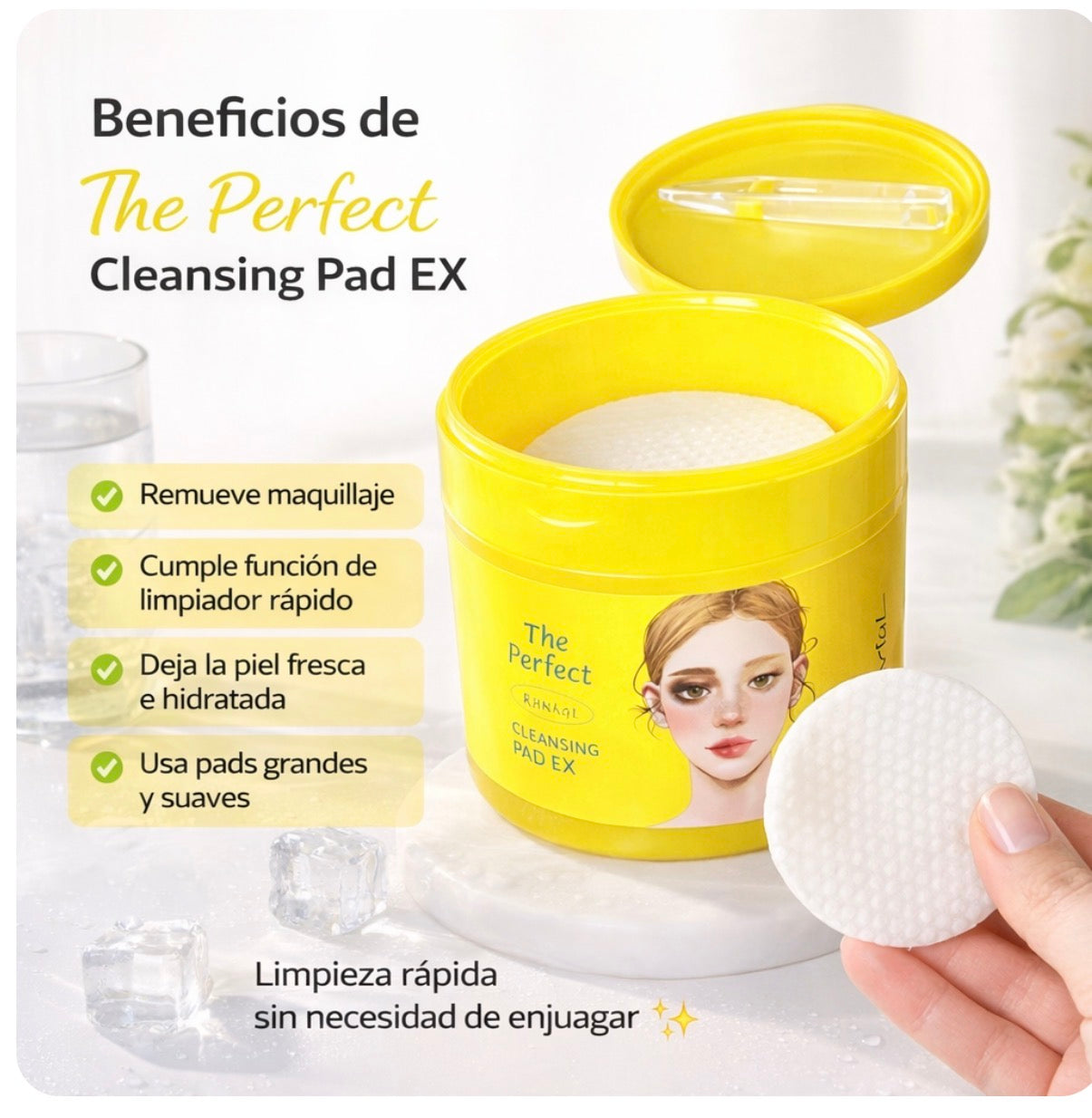 Deep Cleansing Facial Pads – Korean Makeup Removing Pads - Makeup Remover