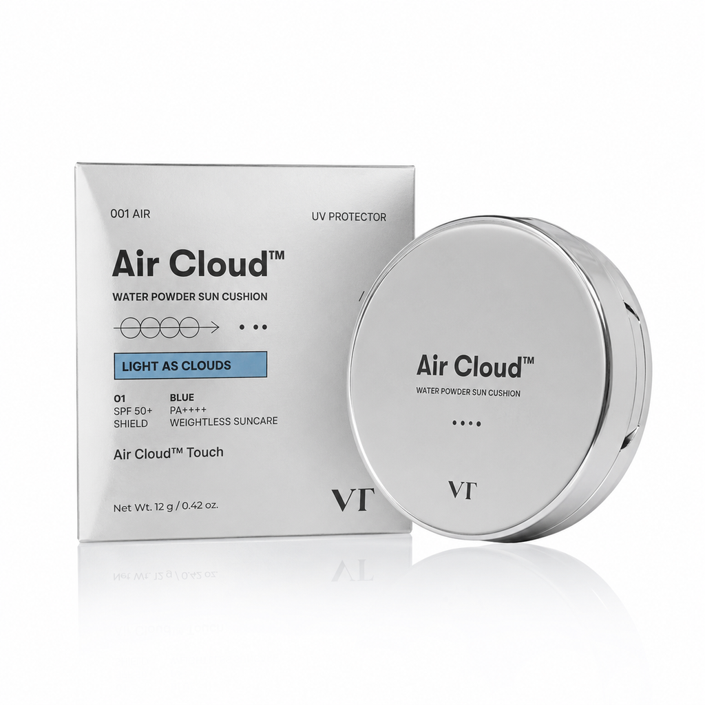 VT Air Cloud Water Powder Sun Cushion SPF50+ PA++++ 001 Air – 12g