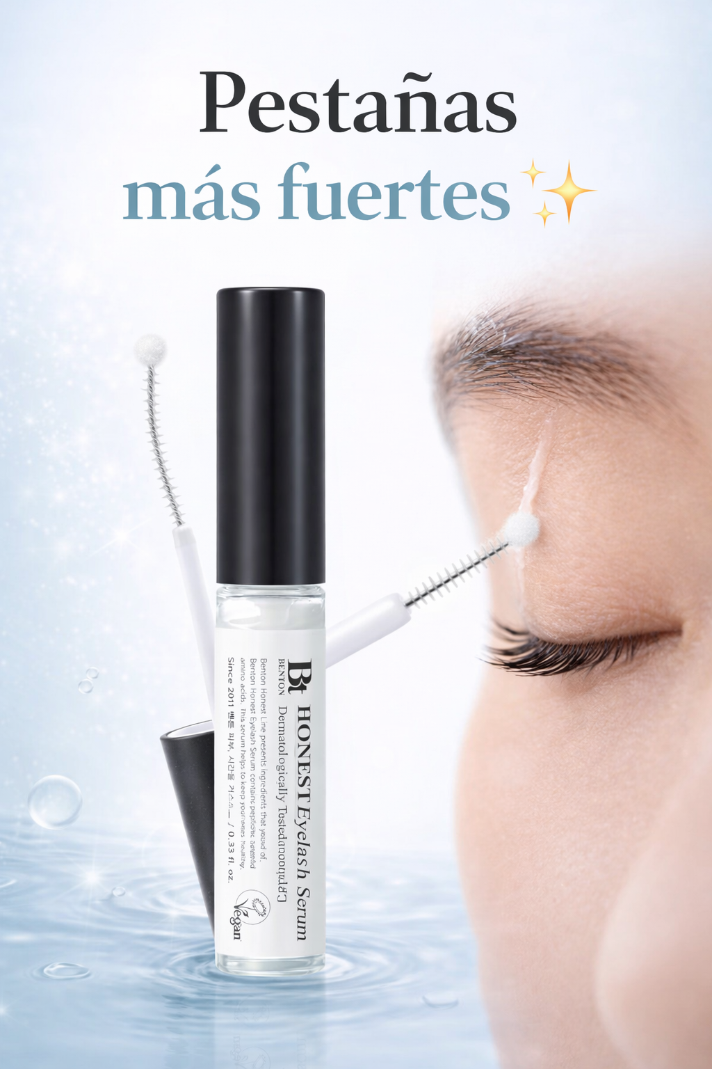 Eyelash Serum – Eyelash Growth Serum with Peptides and Hyaluronic Acid