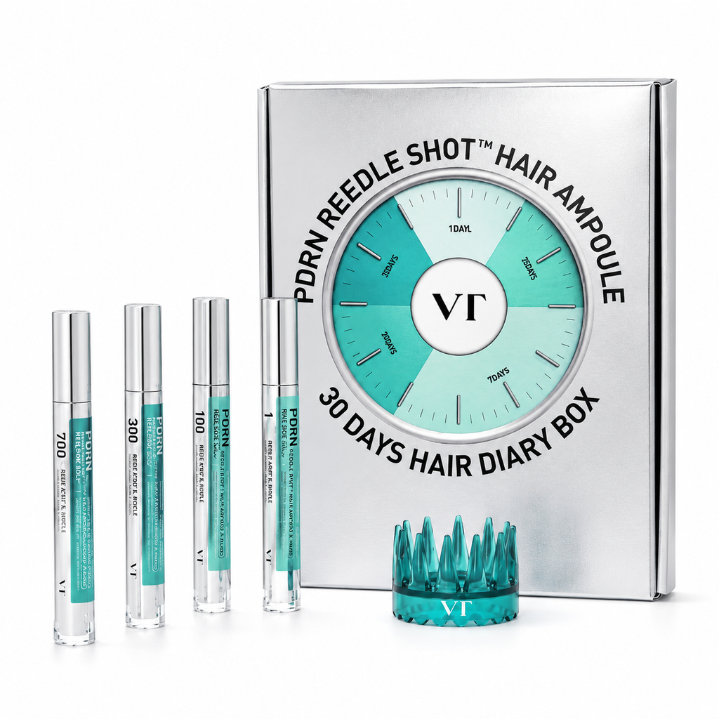 VT PDRN Reedle Shot Hair Ampoule 30-Day Hair Diary Box
