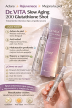 Glutathione 200+ Brightening Shot Serum – Lightens Dark Spots & Brightens Skin (Dr. VITA)