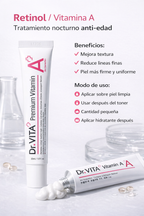 Dr. VITA Crema de Retinol (Vitamina A) – Tratamiento Antiedad de Noche