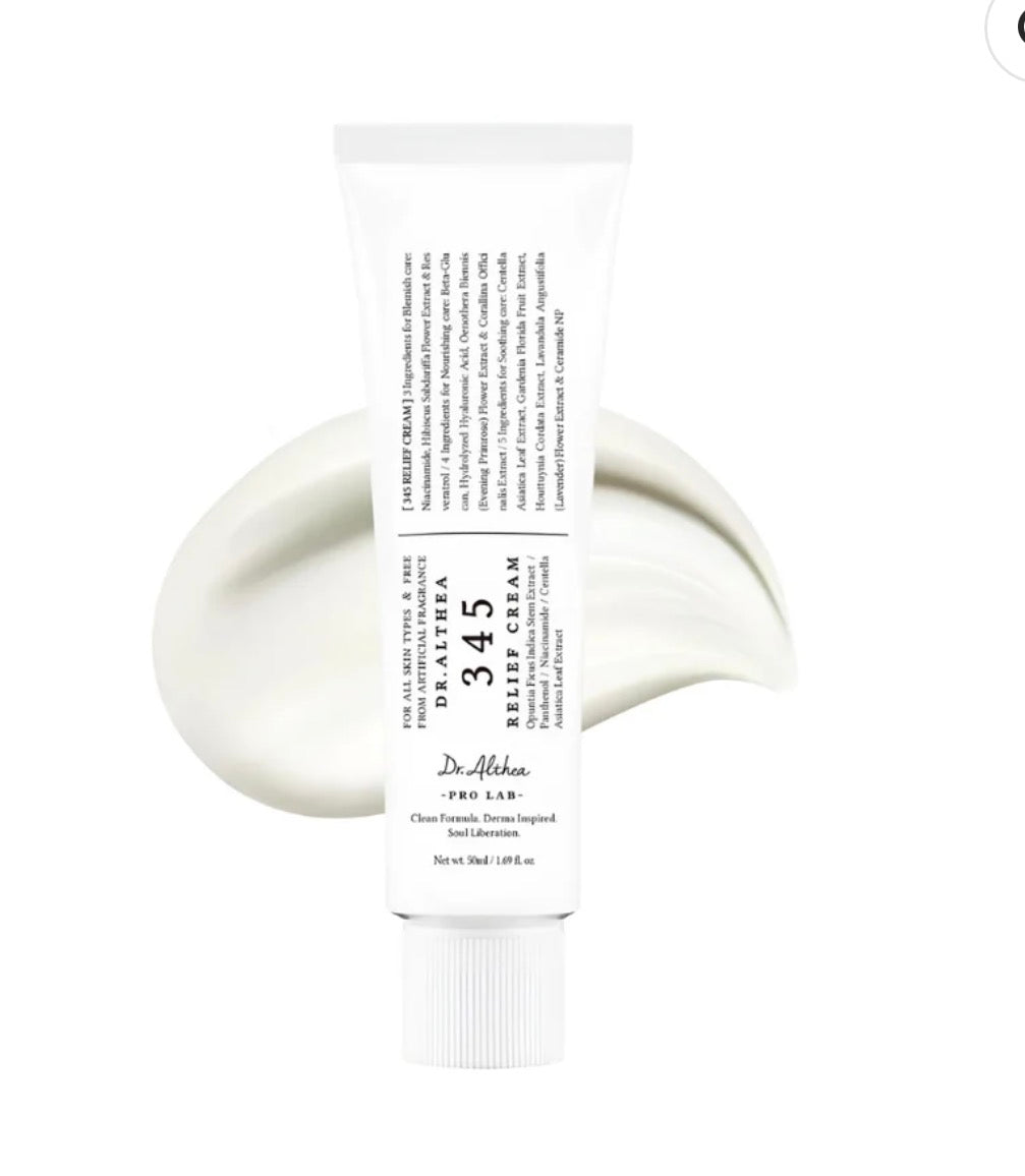Dr. Althea 345 Relief Cream Set of 2 – Korean Soothing Cream for Sensitive Skin