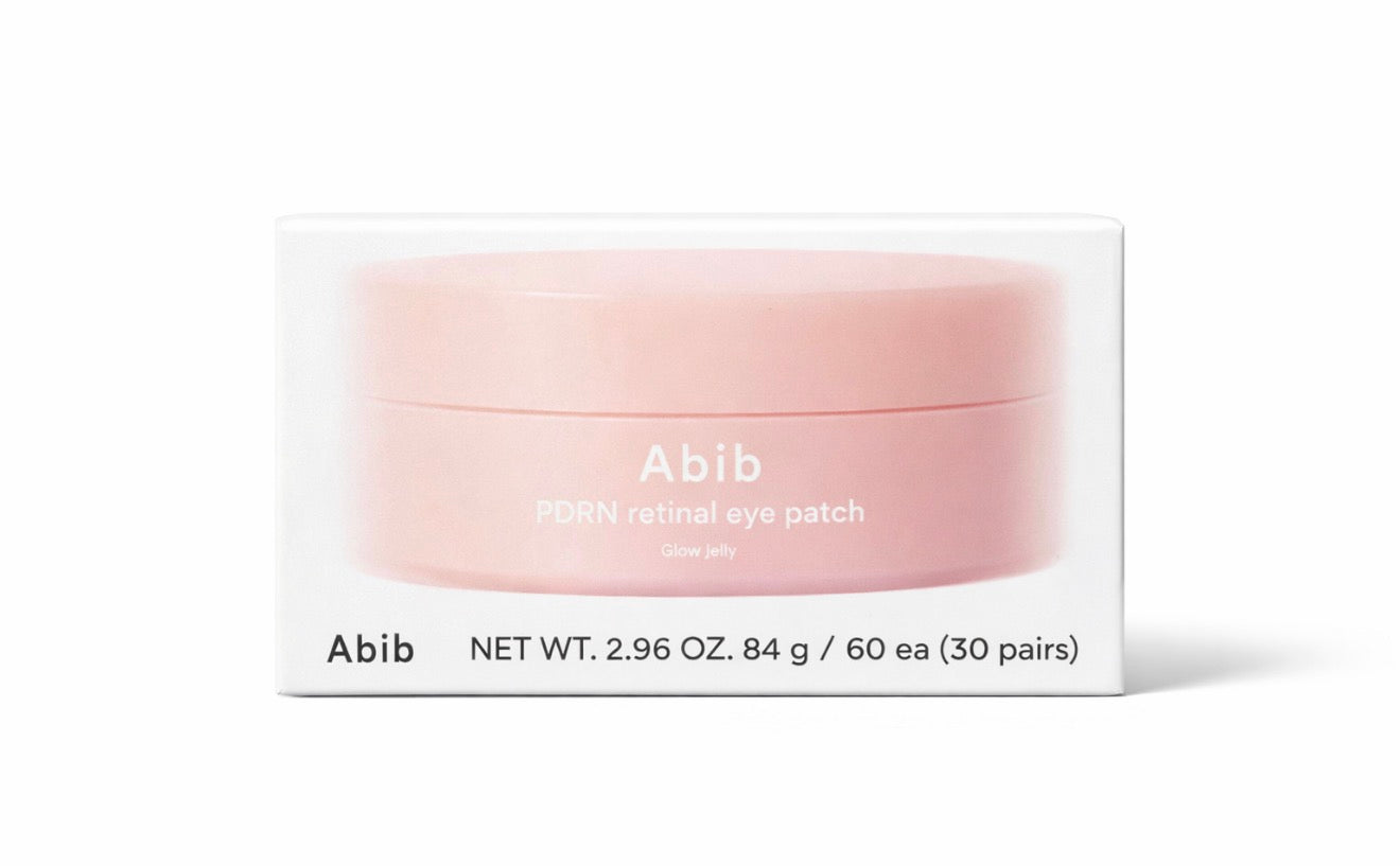 Abib PDRN Retinal Eye Patch Glow Jelly – Korean Patches for Dark Circles and Fine Lines (30 pairs)