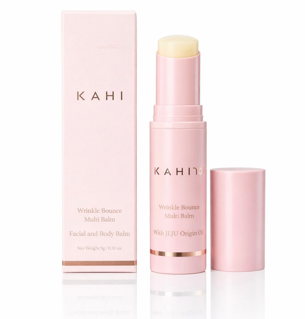 KAHI Wrinkle Bounce Multi Balm – K-Beauty Multi-Purpose Balm with Jeju Oil | Face and Body