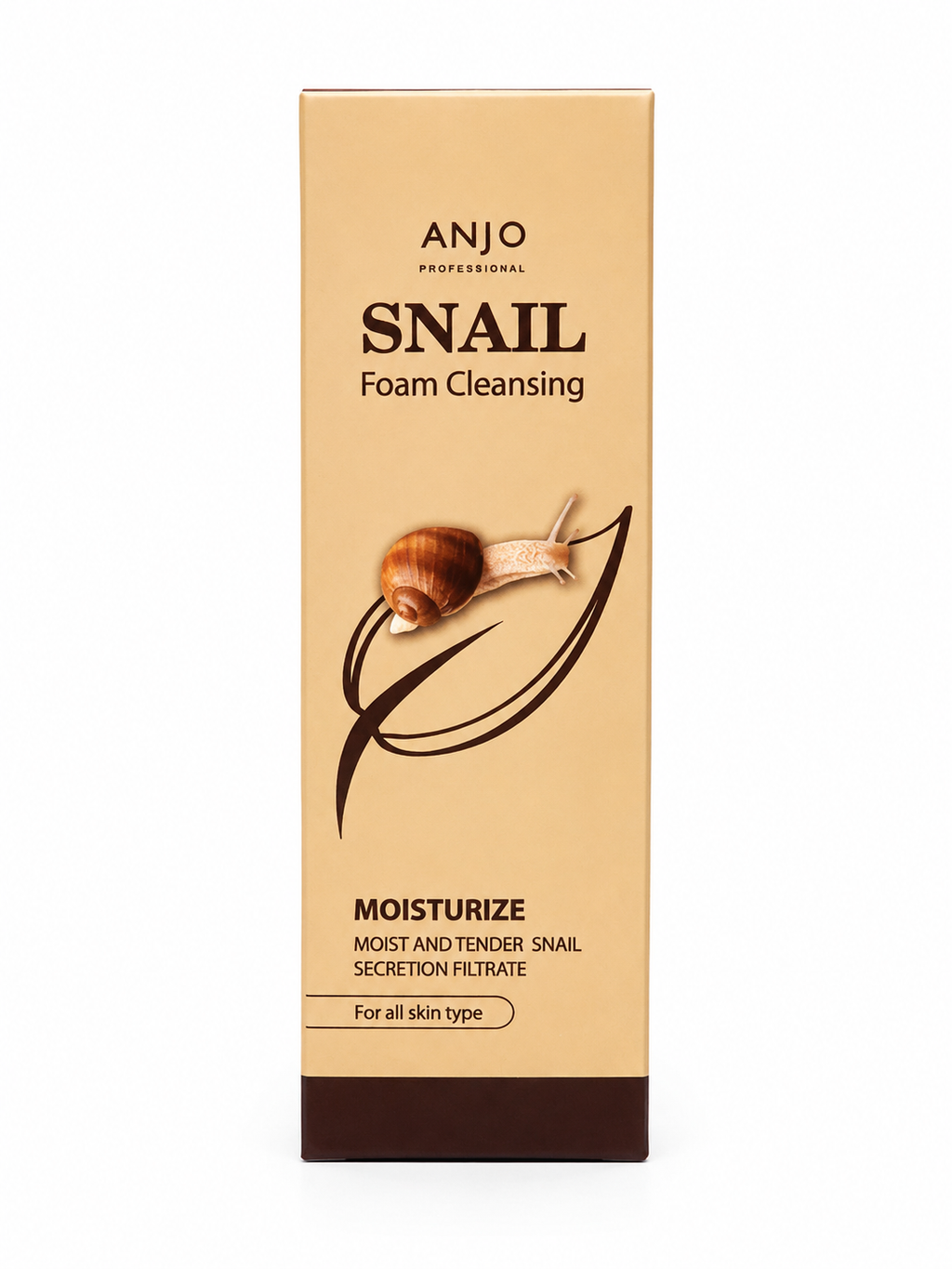 ANJO Professional Snail Foam Cleansing | Hydrating Snail Mucin Facial Cleanser | All Skin Types