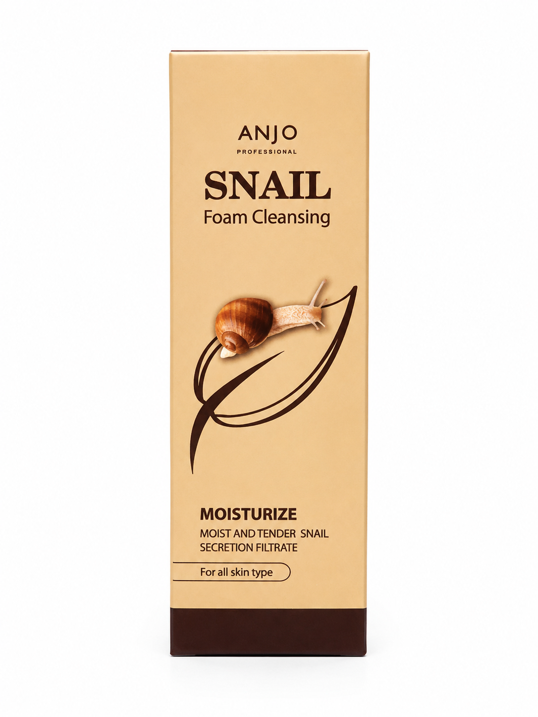 ANJO Professional Snail Foam Cleansing | Hydrating Snail Mucin Facial Cleanser | All Skin Types