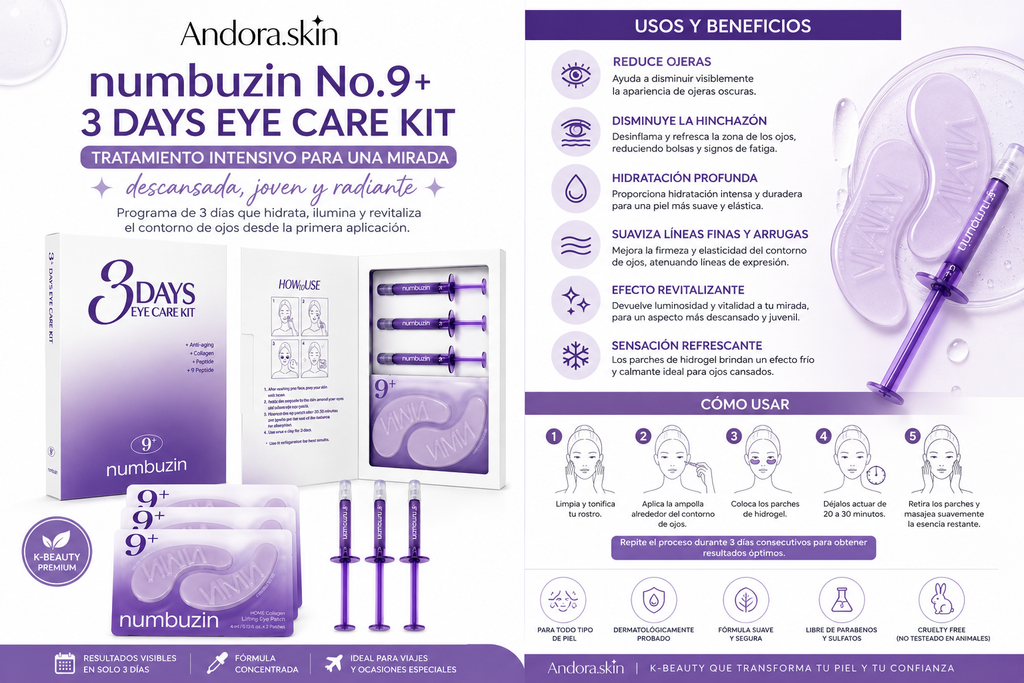 numbuzin No.9+ 3 Days Eye Care Kit | 3-Day Intensive Under Eye Treatment