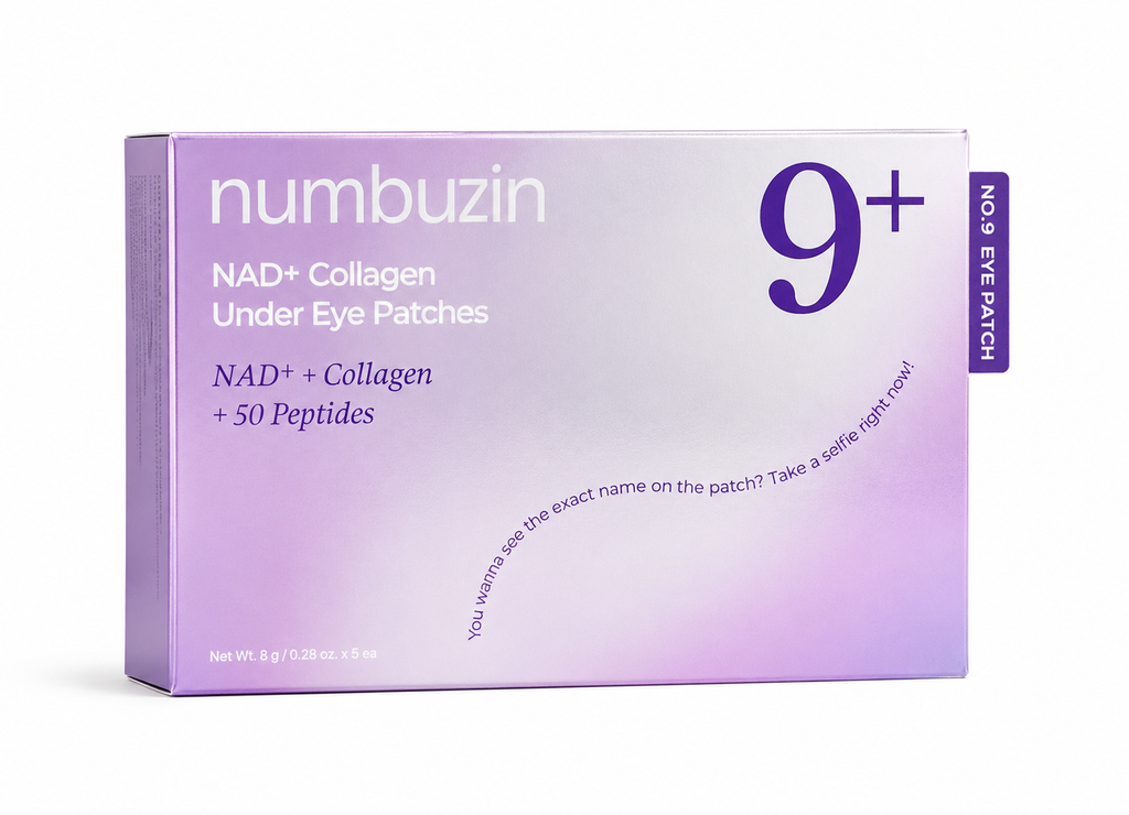 numbuzin No.9 NAD+ Collagen Eye Patches – Under Eye Hydrating & Depuffing 5 (unit)