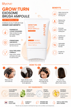 lilivele Grow:Turn Exosome Brush Ampoule | Scalp Treatment for Thinning Hair 100ml