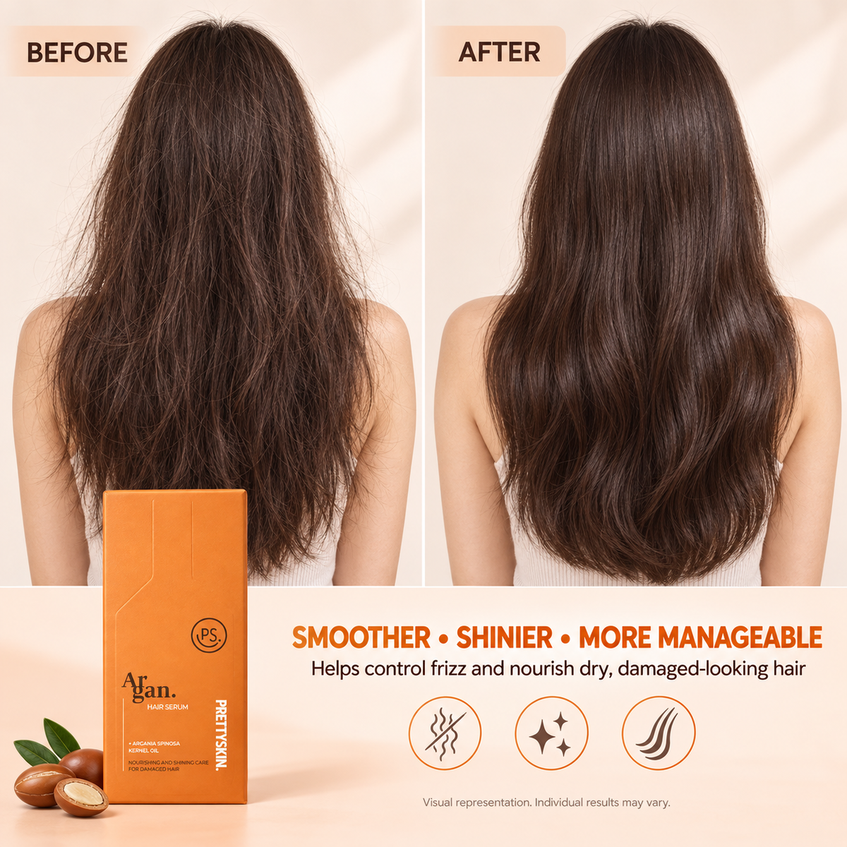 PRETTY SKIN Argan Hair Serum – 100 ml