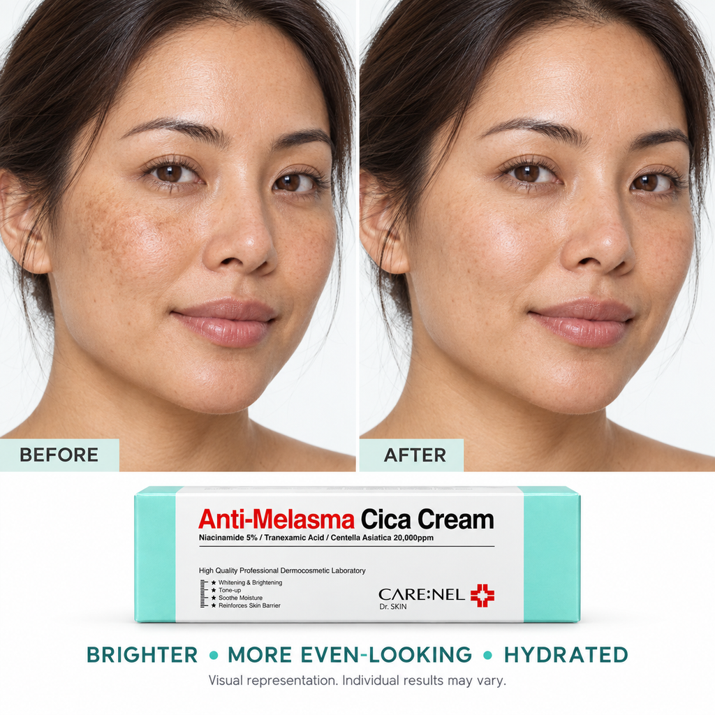 CARE:NEL Anti-Melasma Cica Brightening Cream – 40 ml
