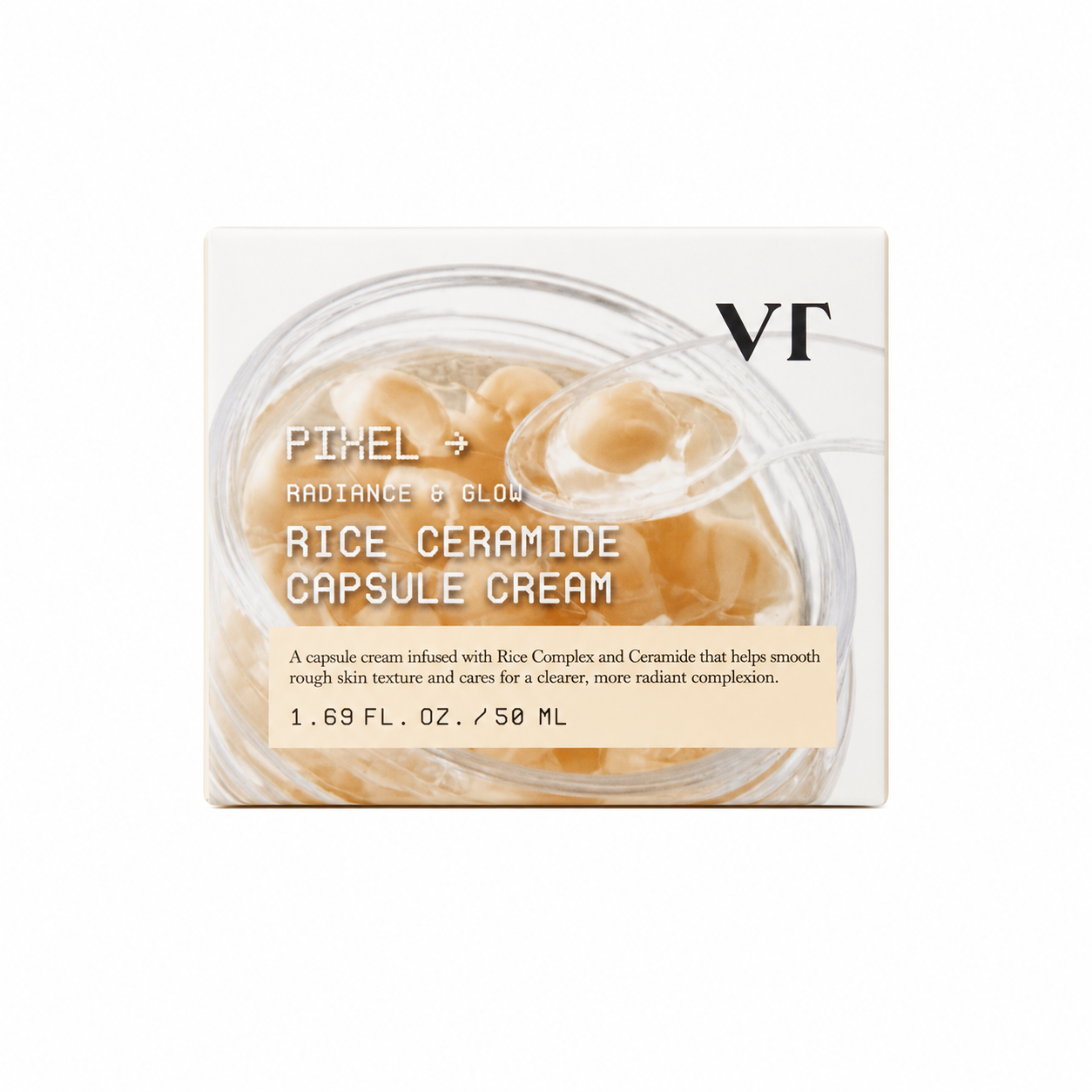 VT Rice Ceramide Capsule Cream – Brightening & Barrier Repair Moisturizer (50ml)