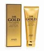 ANJO 24K Gold Foam Cleanser – Gentle Brightening Face Wash (100ml)