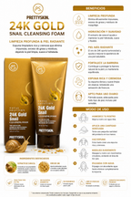 Pretty Skin 24K Gold Snail Cleansing Foam – Hydrating Deep Cleanser (150ml)