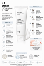 VT Barrier Cream Bubble Cleanser – Gentle Hydrating Face Wash (140ml)