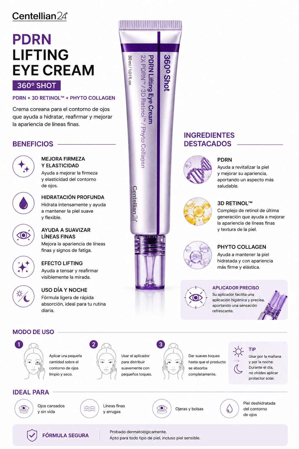 Centellian24 PDRN Lifting Eye Cream | Firming Eye Contour with Retinol