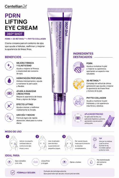 Centellian24 PDRN Lifting Eye Cream | Firming Eye Contour with Retinol