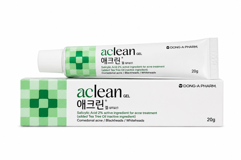 Aclean Gel Salicylic Acid Acne Treatment | Korean Gel for Acne and Blackheads