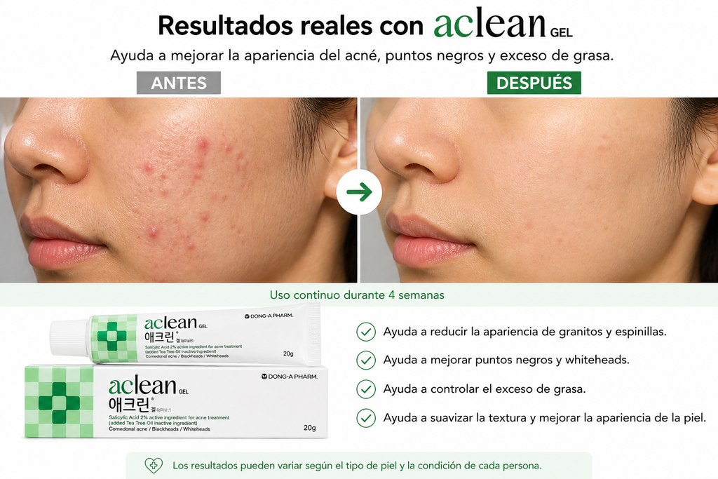 Aclean Gel Salicylic Acid Acne Treatment | Korean Gel for Acne and Blackheads